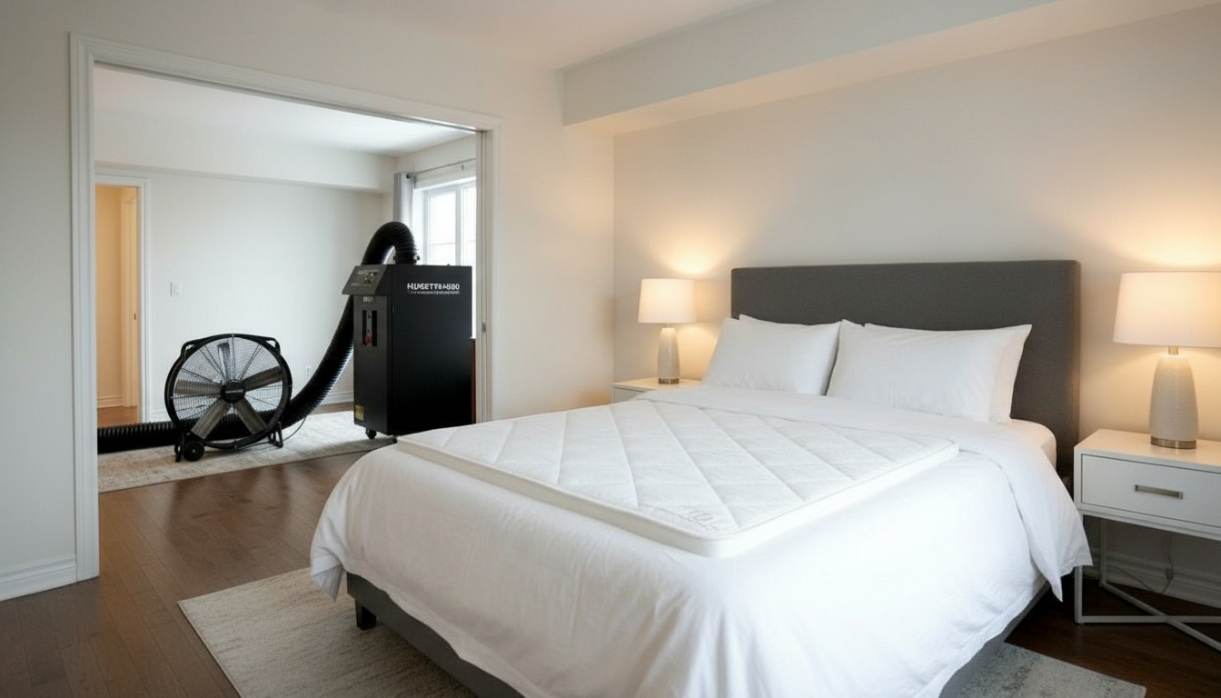 Après traitement thermique punaises de lit à Nantes — Le Congélo Thermique