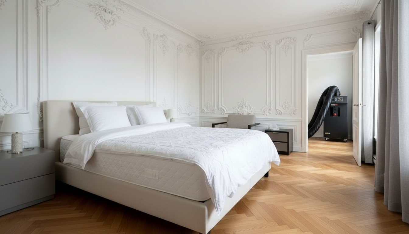Après traitement thermique punaises de lit à Paris 15e (Vaugirard) — Le Congélo Thermique