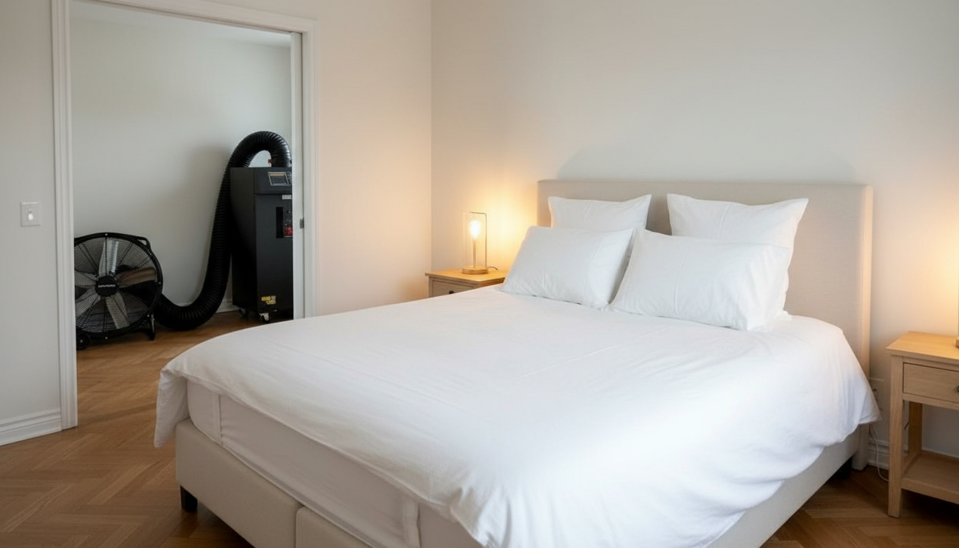 Après traitement thermique punaises de lit à Saint-Nazaire — Le Congélo Thermique