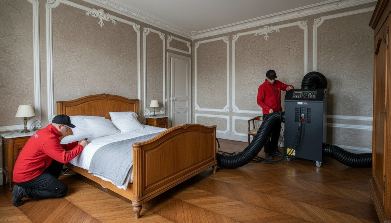 Traitement punaises de lit logement à Besançon Le Congélo Thermique