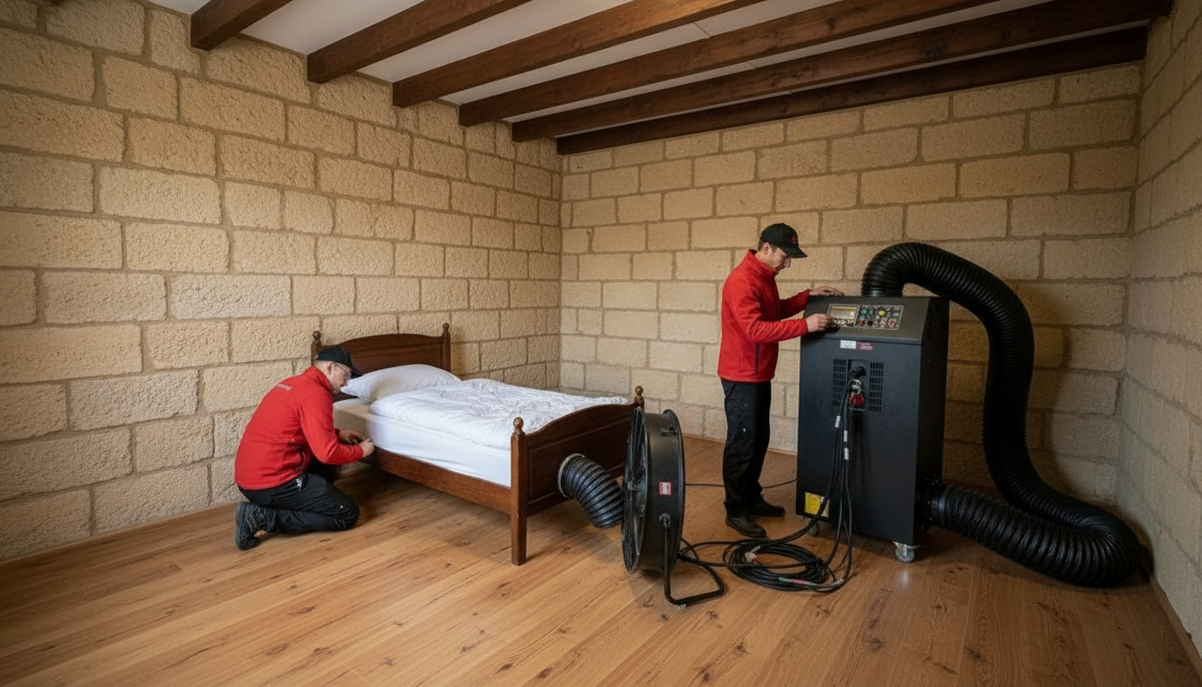 Traitement punaises de lit logement à Lons-le-Saunier Le Congélo Thermique