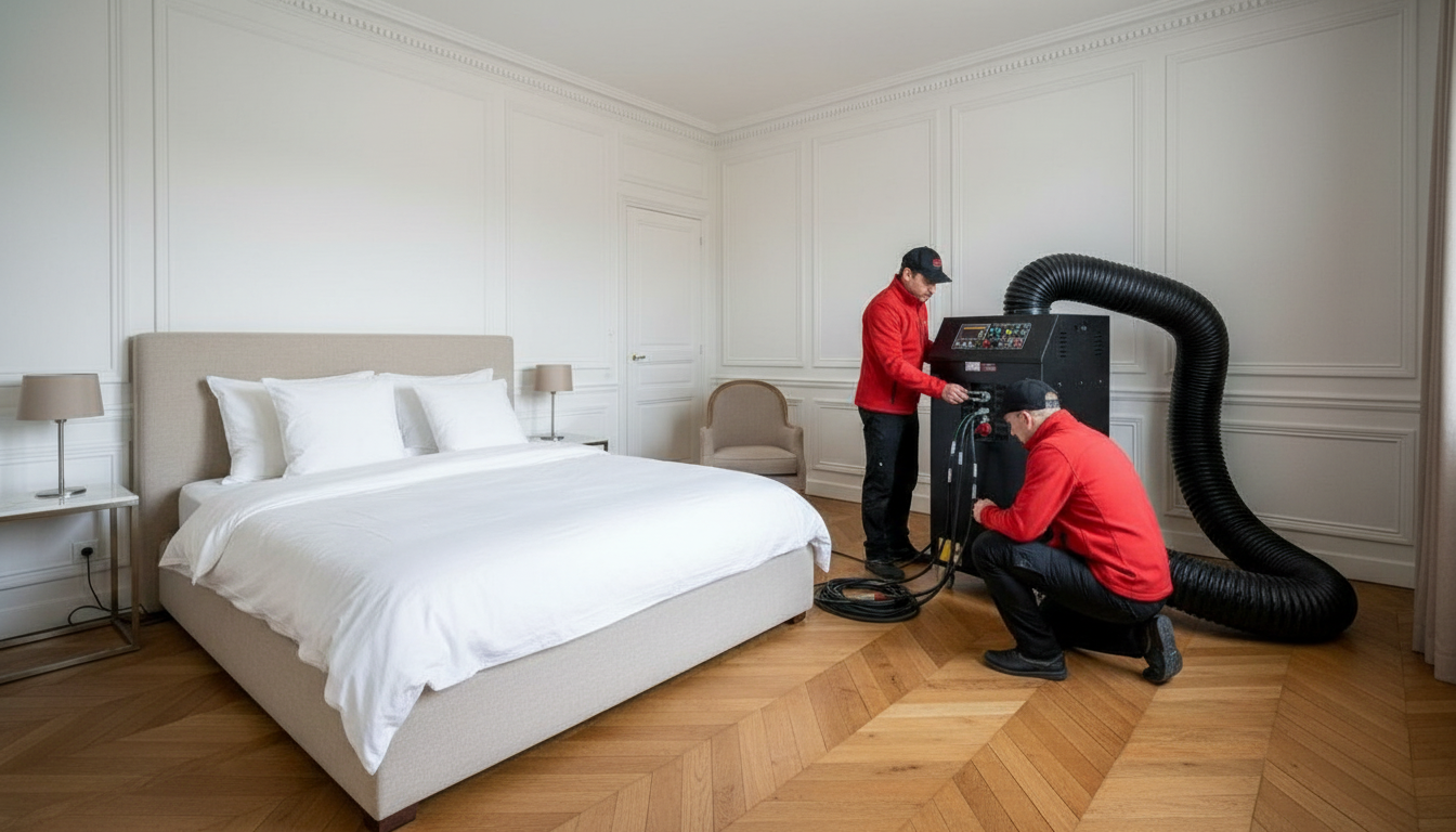 Traitement thermique punaises de lit à Nanterre (92) — Le Congélo Thermique