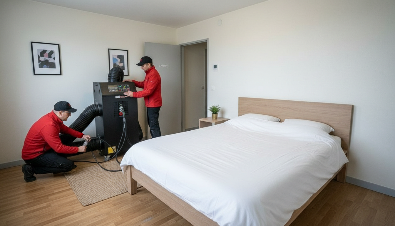 Traitement thermique punaises de lit à Nantes (44) — Le Congélo Thermique