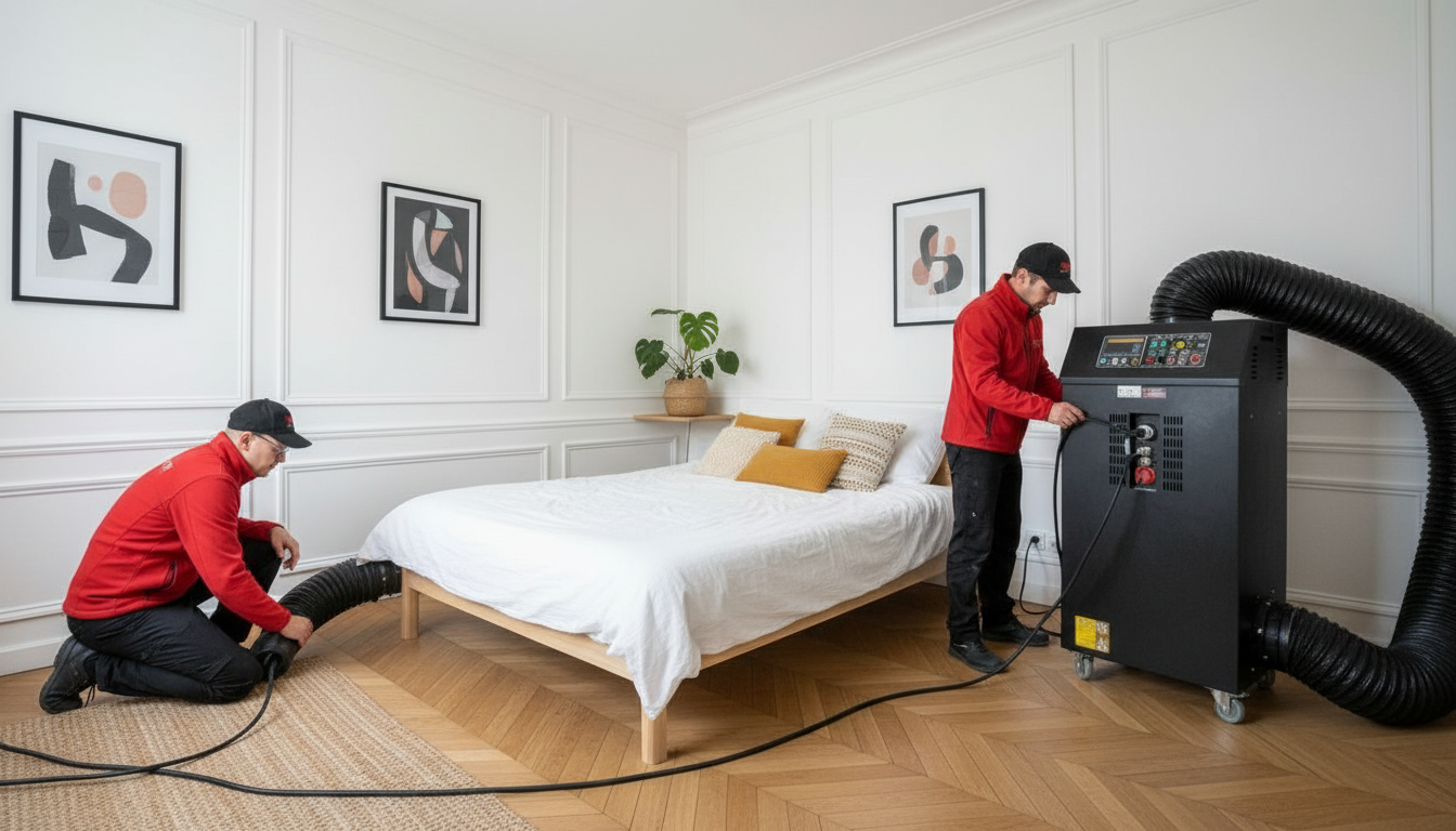 Traitement thermique punaises de lit à Paris 11e (Popincourt) (75) — Le Congélo Thermique