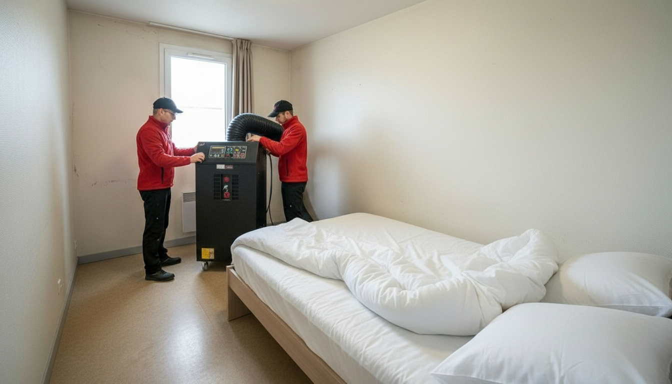 Traitement thermique punaises de lit à Saint-Herblain (44) — Le Congélo Thermique